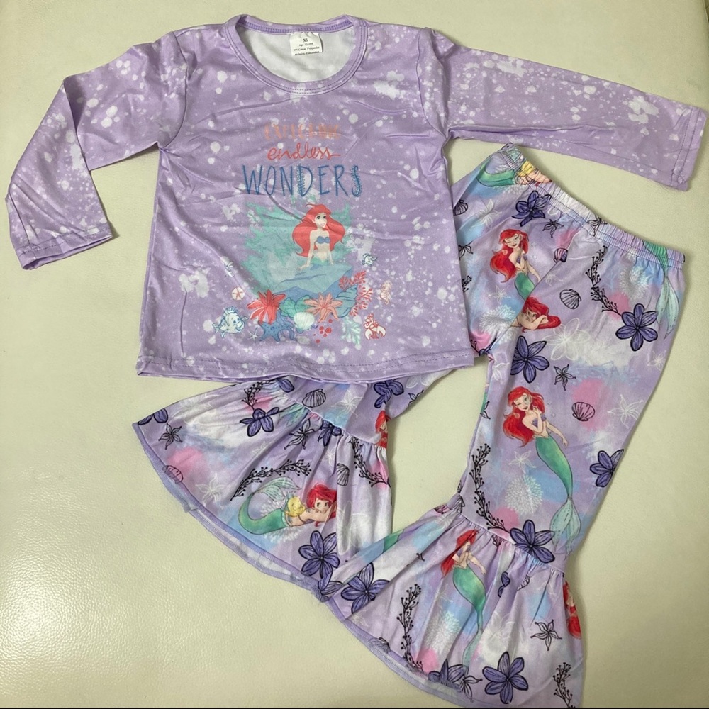 Boutique Ariel 🧜‍♀️ cute long sleeve pants set - Picture 5 of 6